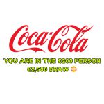 YOU ARE IN THE 200 PERSON £2,500 DRAW