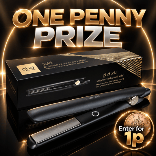 GHD GOLD HAIR STRAIGHTENER (26MM PLATE) BLACK
