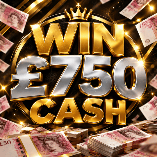 WIN £750 CASH
