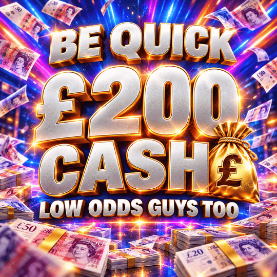 QUICK 12 HR LOW ODDS £200