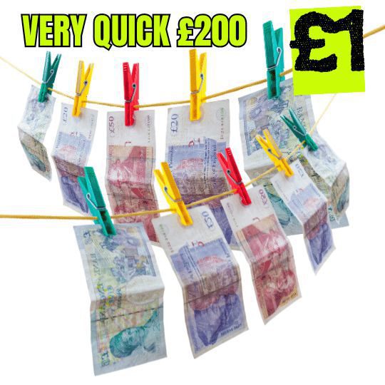 VERY QUICK 5 HOUR £200 DRAW