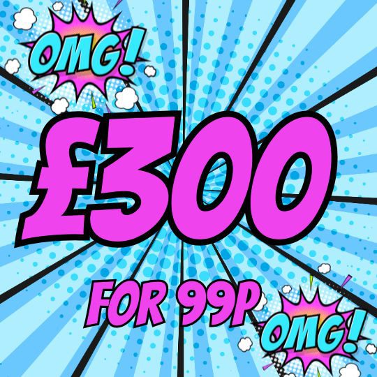 Win £300 for 99p