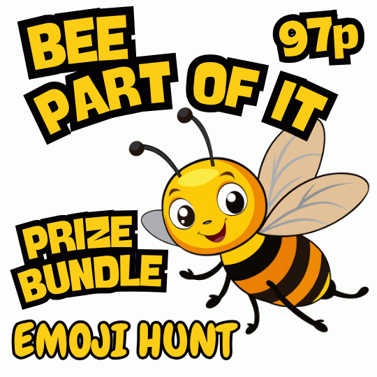 BE PART OF IT - PRIZE BUNDLE EMOJI HUNT 100 PERSON