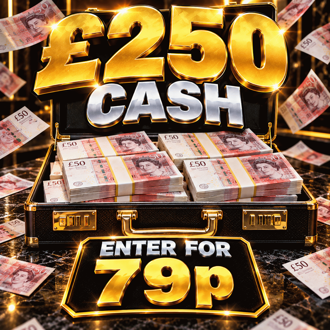 WIN £250 CASH