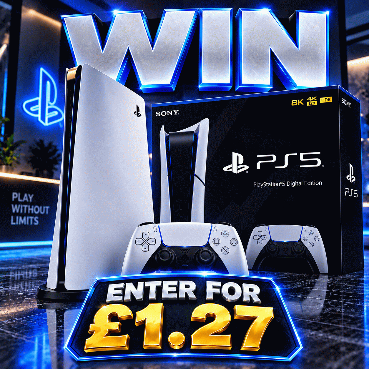 PlayStation 5 Digital Edition - Slim Console