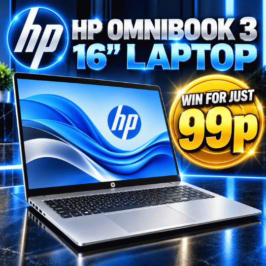 Win a HP OmniBook 3 16" Laptop