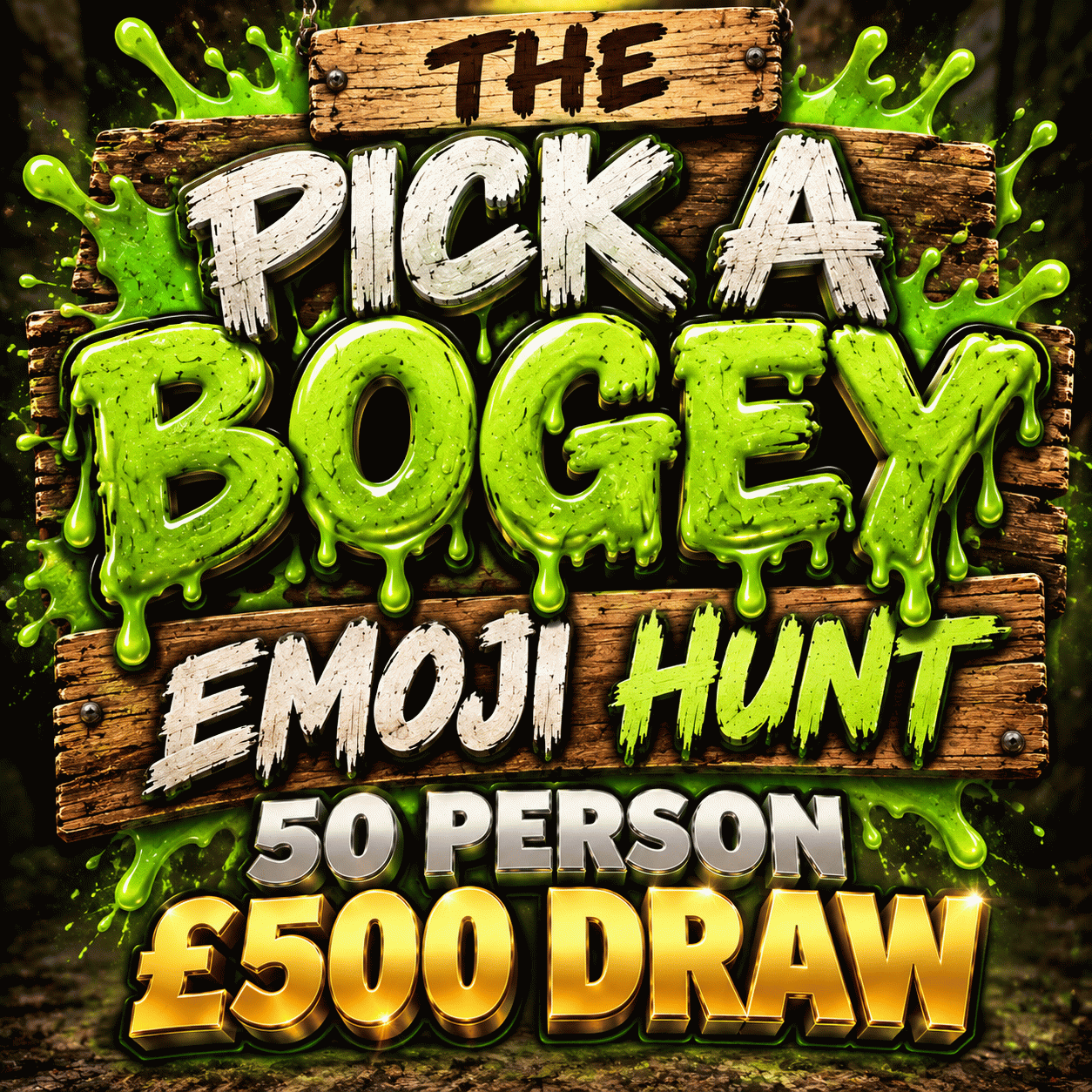 BOGEY HUNT - 50 PERSON £500 DRAW