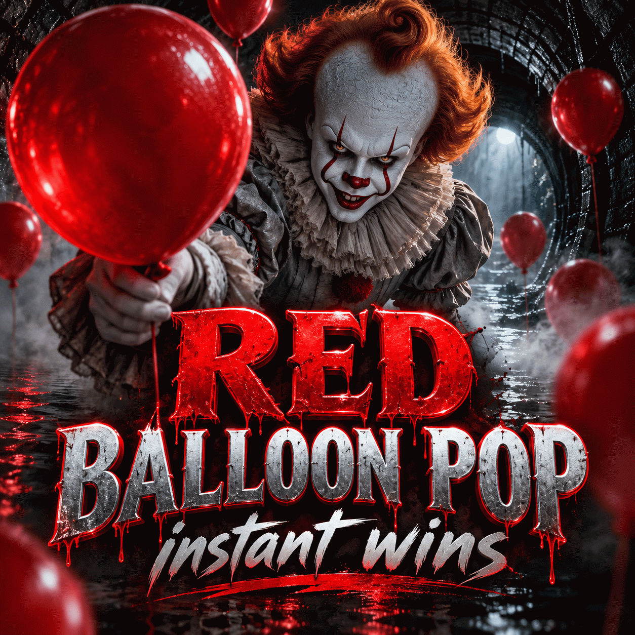 PENNY WISE RED BALLOON POP £500 INSTANT WINS
