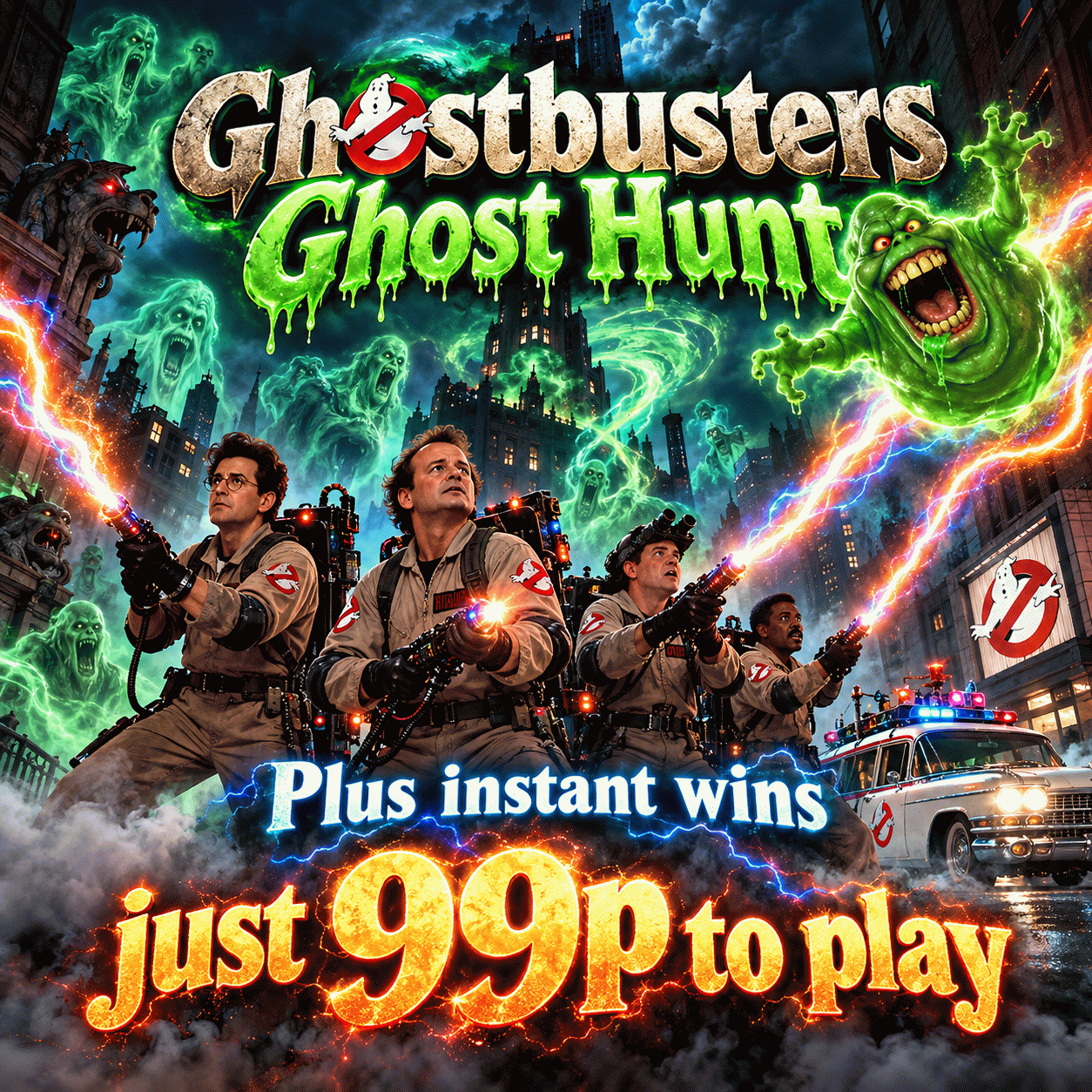 GHOSTBUSTERS EMOJI HUNT AND INSTANT WINS