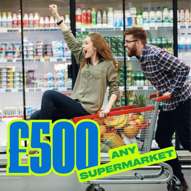 WIN £500 FOR A VERY BIG SHOP OF YOUR CHOICE
