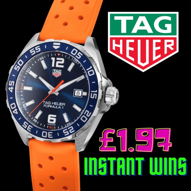 WIN A TAG HEUER WATCH + INSTANT WINS