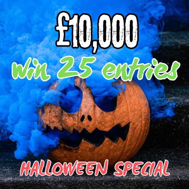 WIN 25 ENTRIES INTO TOMORROWS £10,000 CASH DRAW