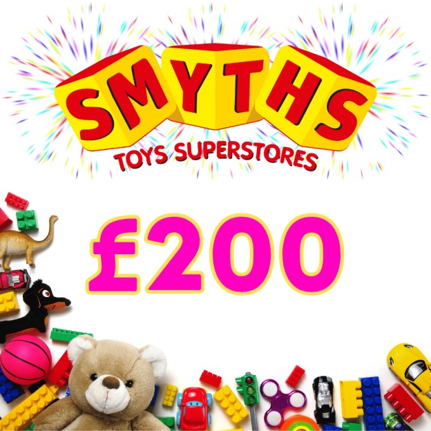 WIN A £200 SMYTHS TOY VOUCHER - JUST 57p