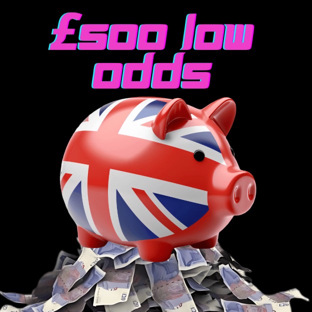 ULTRA LOW ODDS £500 JUST 250 ENTRIES