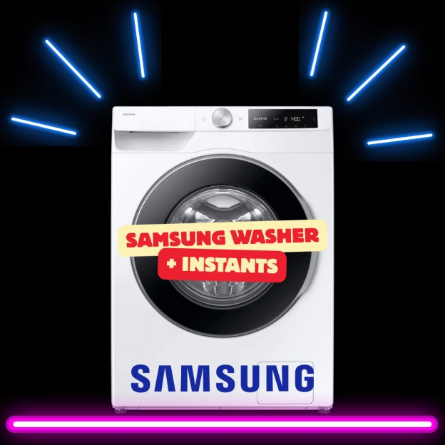 SAMSUNG WASHER + INSTANTS