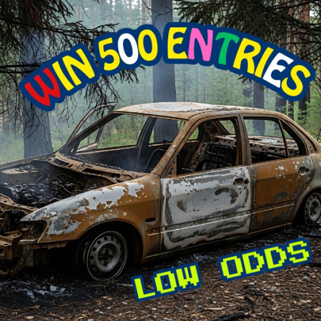 WIN 500 ENTRIES INTO THE MYSTERY CAR - LOW ODDS