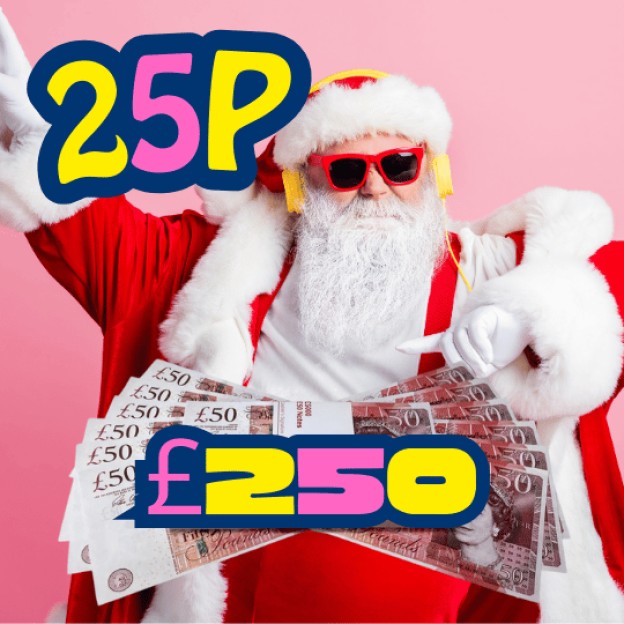 WIN £250 CASH - JUST 25p