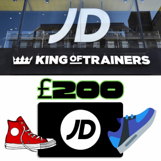 WIN A £200 JD SPORTS VOUCHER