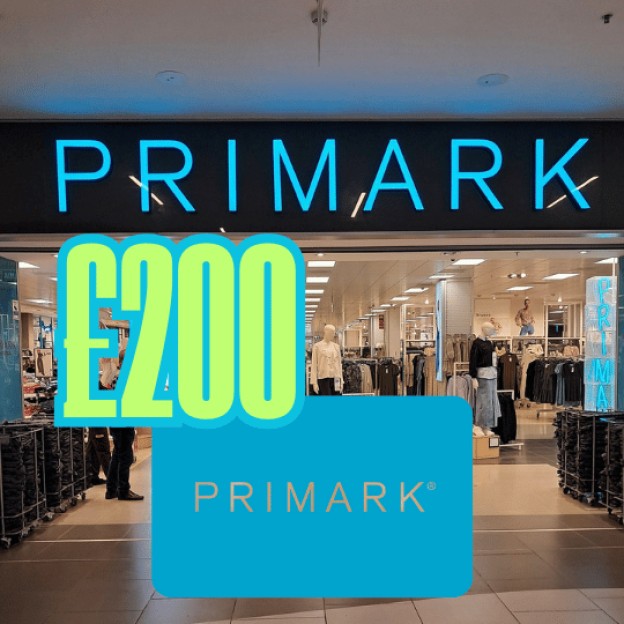 WIN A £200 PRIMARK VOUCHER