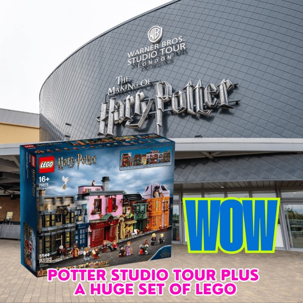 WIN THIS HARRY POTTER BUNDLE - Includes London Studio Tour And A Huge Box Of Lego