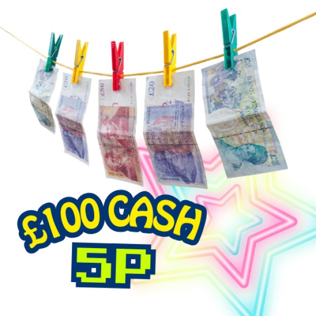 £100 QUICKIE 5p TO PLAY