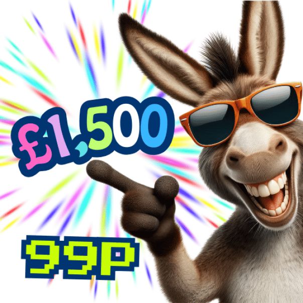WIN £1,500 FOR AS LITTLE AS 99p OR LESS IF YOU USE MULTI BUY