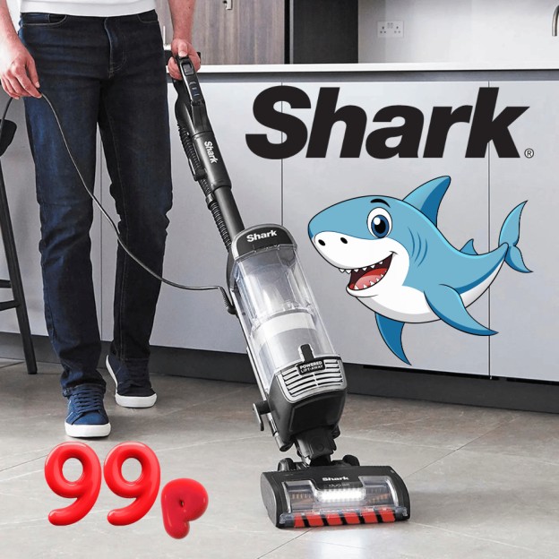 WIN A SHARK VACUUM FOR AS LITTLE AS 99p