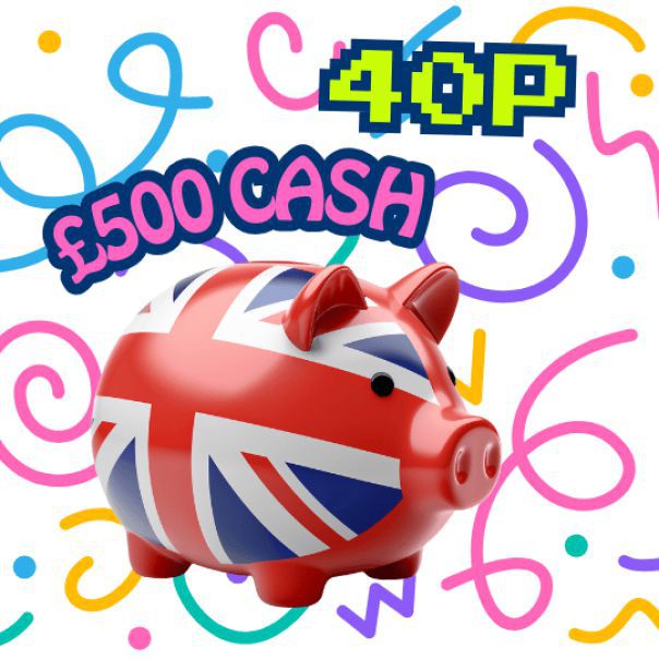 £500 TAX FREE CASH - 40p