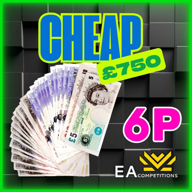 WIN £750 TAX FREE CASH - ULTRA CHEAP 6p