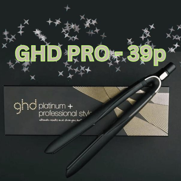 WIN THESE PLATINUM PRO GHDs AND JUST 39p