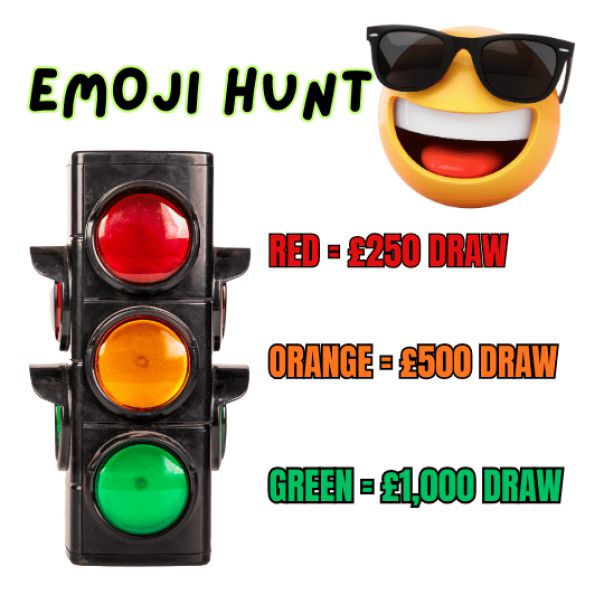 EMOJI HUNT - TRAFFIC LIGHT 3x PRIZES + INSTANTS
