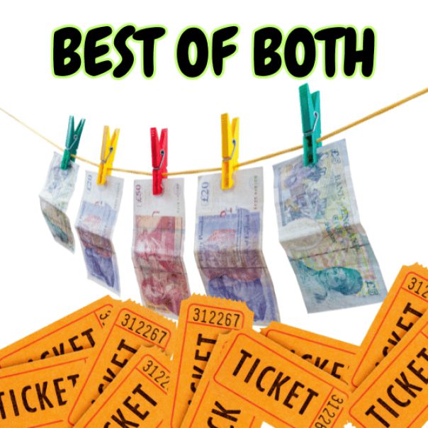 BEST OF BOTH - WIN CASH AND ENTRIES INTO THE 10k DRAW