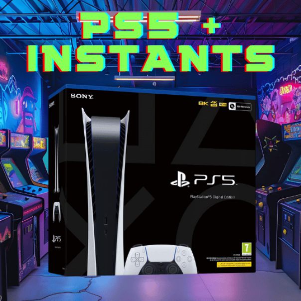 WIN A PS5 DIGITAL + INSTANTS