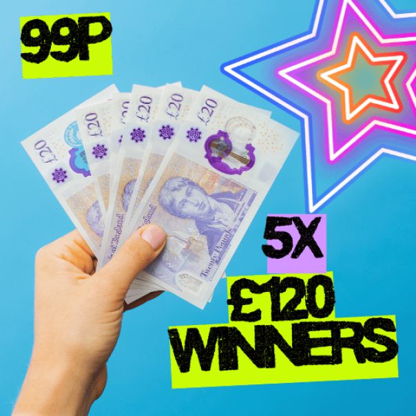 MULTI WINNER - 5x £120 CASH WINNERS
