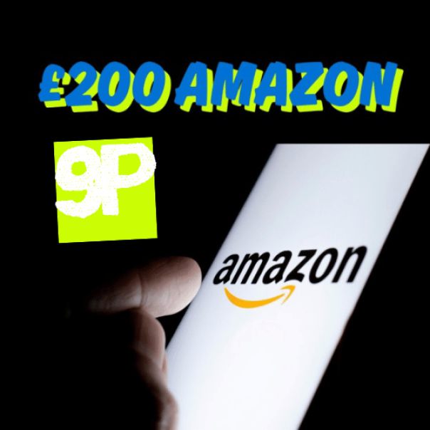 WIN A £200 AMAZON VOUCHER FOR JUST 9p