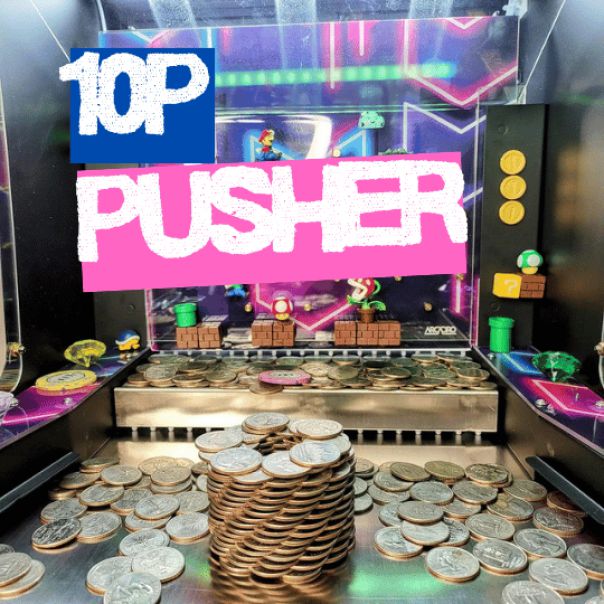 10p PUSHER MACHINE INSTANTS GAME