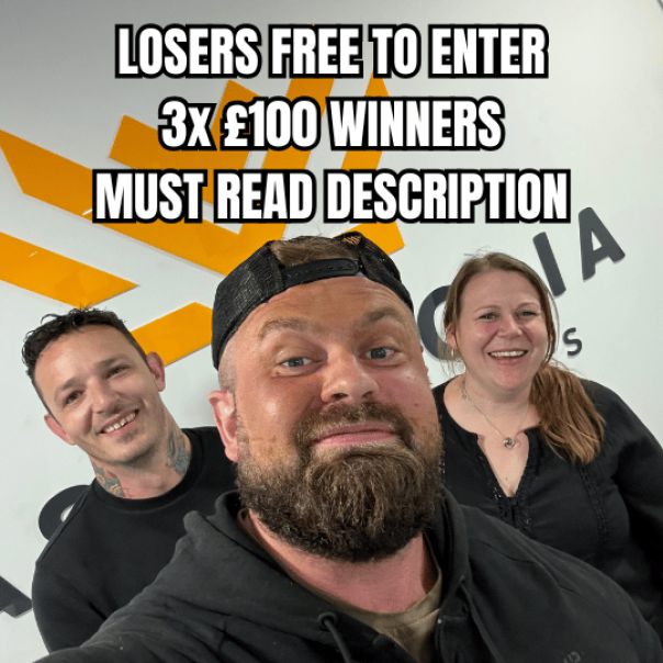LOSERS FREE TO ENTER 3x £100 CASH PRIZES MUST READ DESCRIPTION