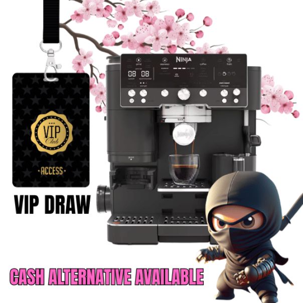 WIN AN AMAZING NINJA COFFEE MACHINE + VIP DRAW