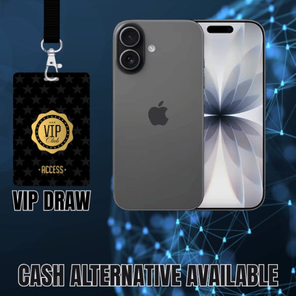 WIN AN IPHONE 17 + £300 VIP DRAW