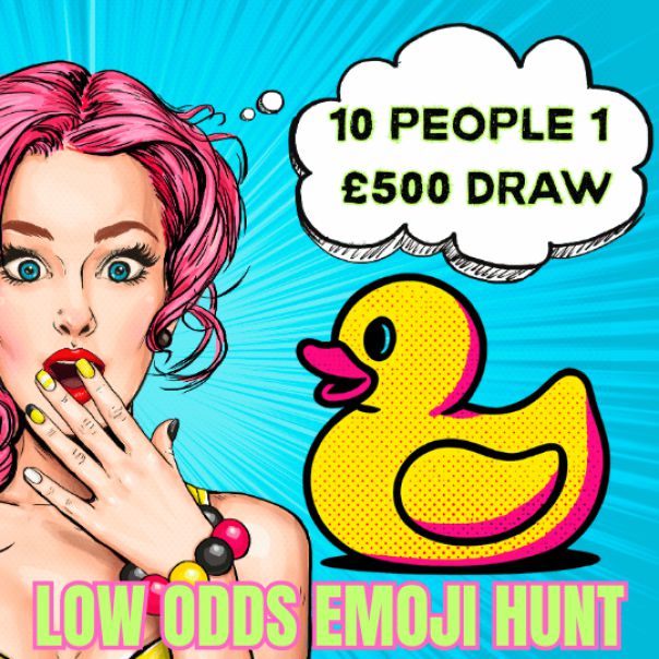 FIND THAT DUCK, LOW ODDS £500 EMOJI HUNT