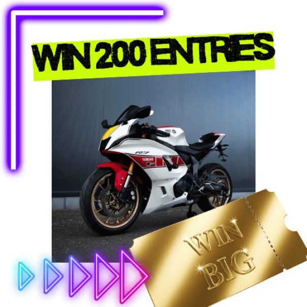 WIN 200 ENTRIES - BIKE DRAW