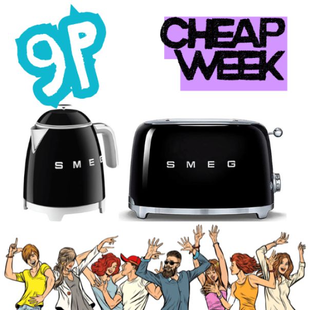 WOW CHEAP WEEK GUYS, WIN THIS SMEG BUNDLE FOR JUST 9p