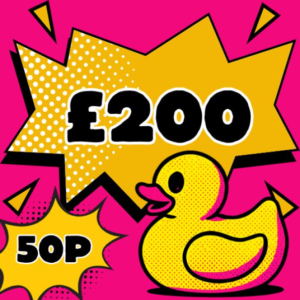 Win £200 cash for 50p