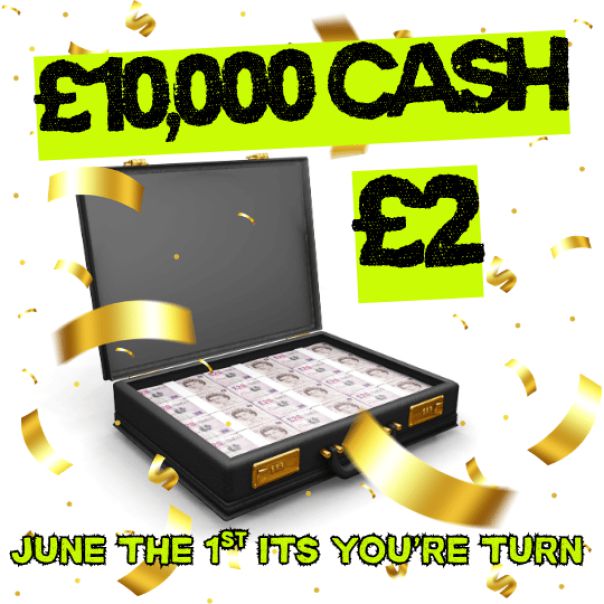 WIN £10,000 JUNE 1st