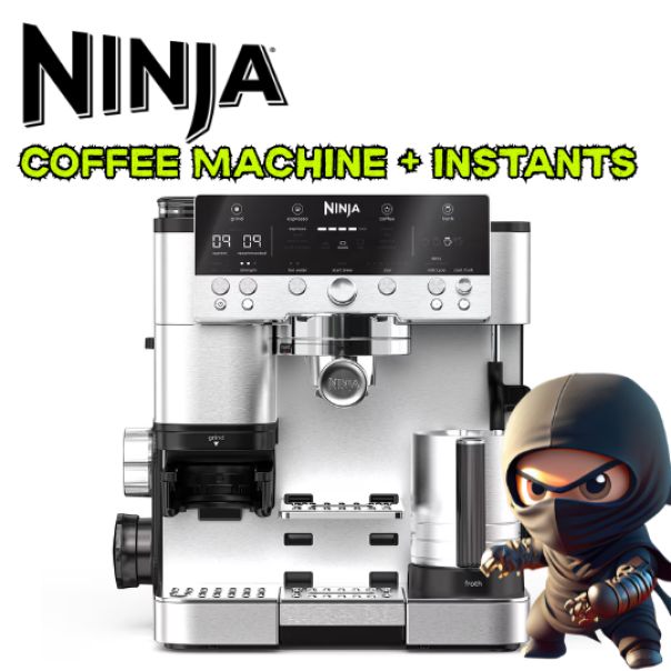 Ninja Luxe Café Premier Espresso Machine + INSTANTS