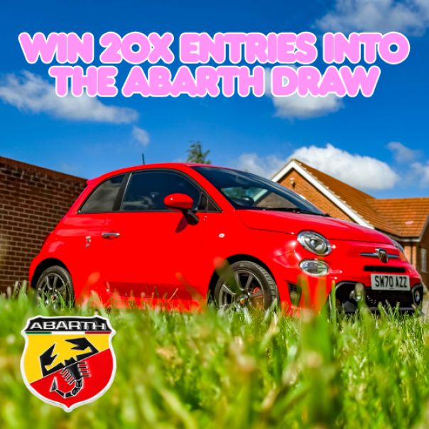 WIN 20x ENTRIES INTO SUNDAYS CAR DRAW