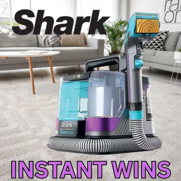 WIN A SHARK STAINSTRIKER + INSTANT WINS