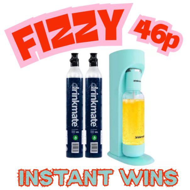 Drinkmate OmniFizz + 15x £100 INSTANT WINS