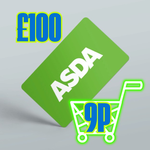 WIN A £100 ASDA VOUCHER FOR AS LITTLE AS 9p