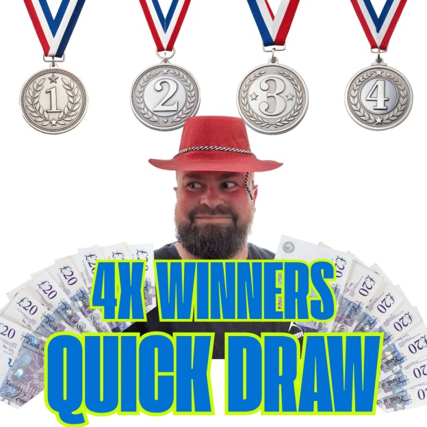 4x WINNER QUICK FIRE CASH - ONE TICKET 4 CHANCES